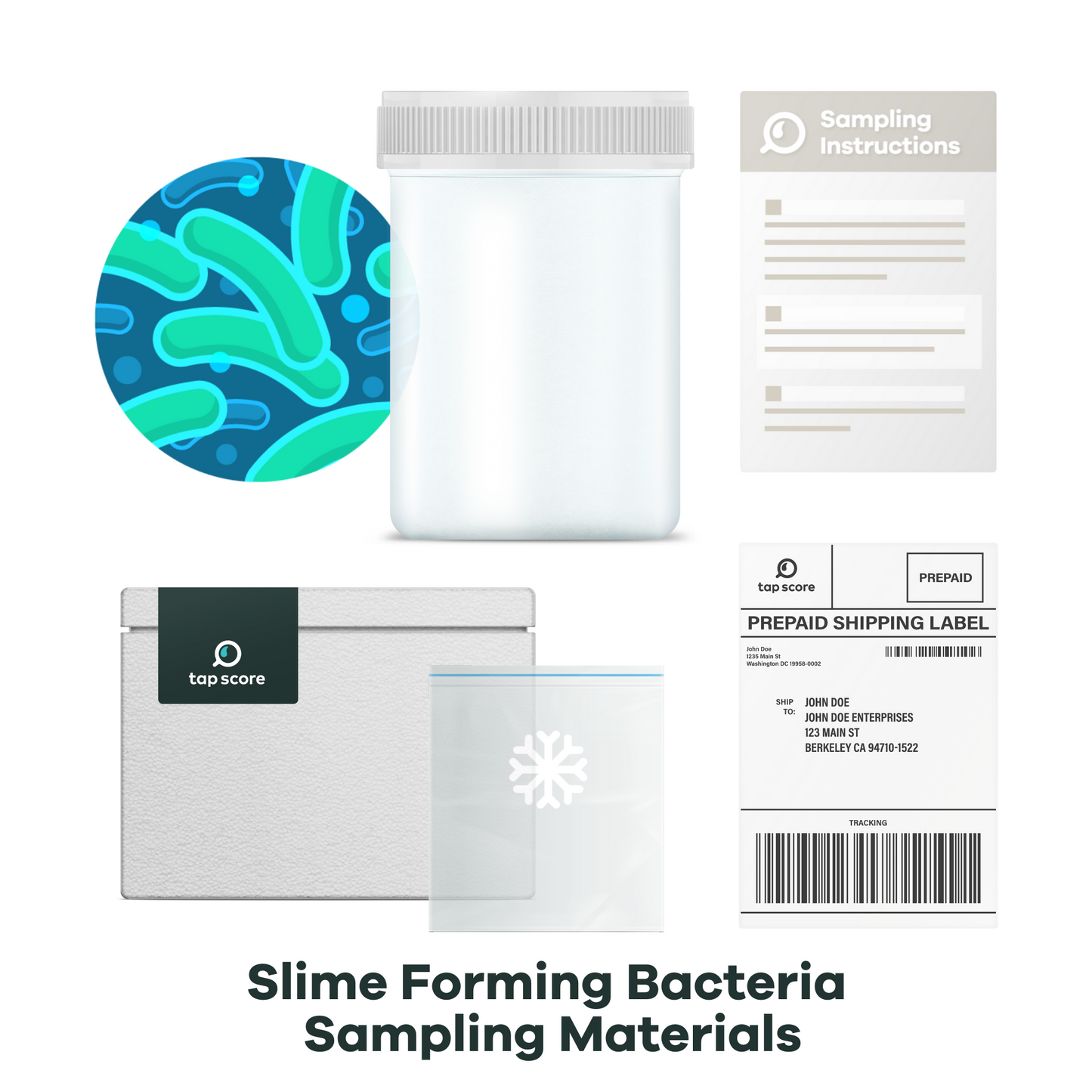 Slime Forming Bacteria Test Kit Sampling Materials