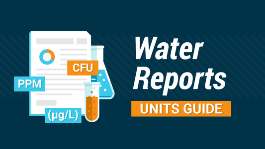 What do the units on a water quality report mean?