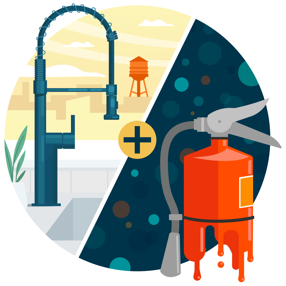 Advanced City and PFAS Test Icon