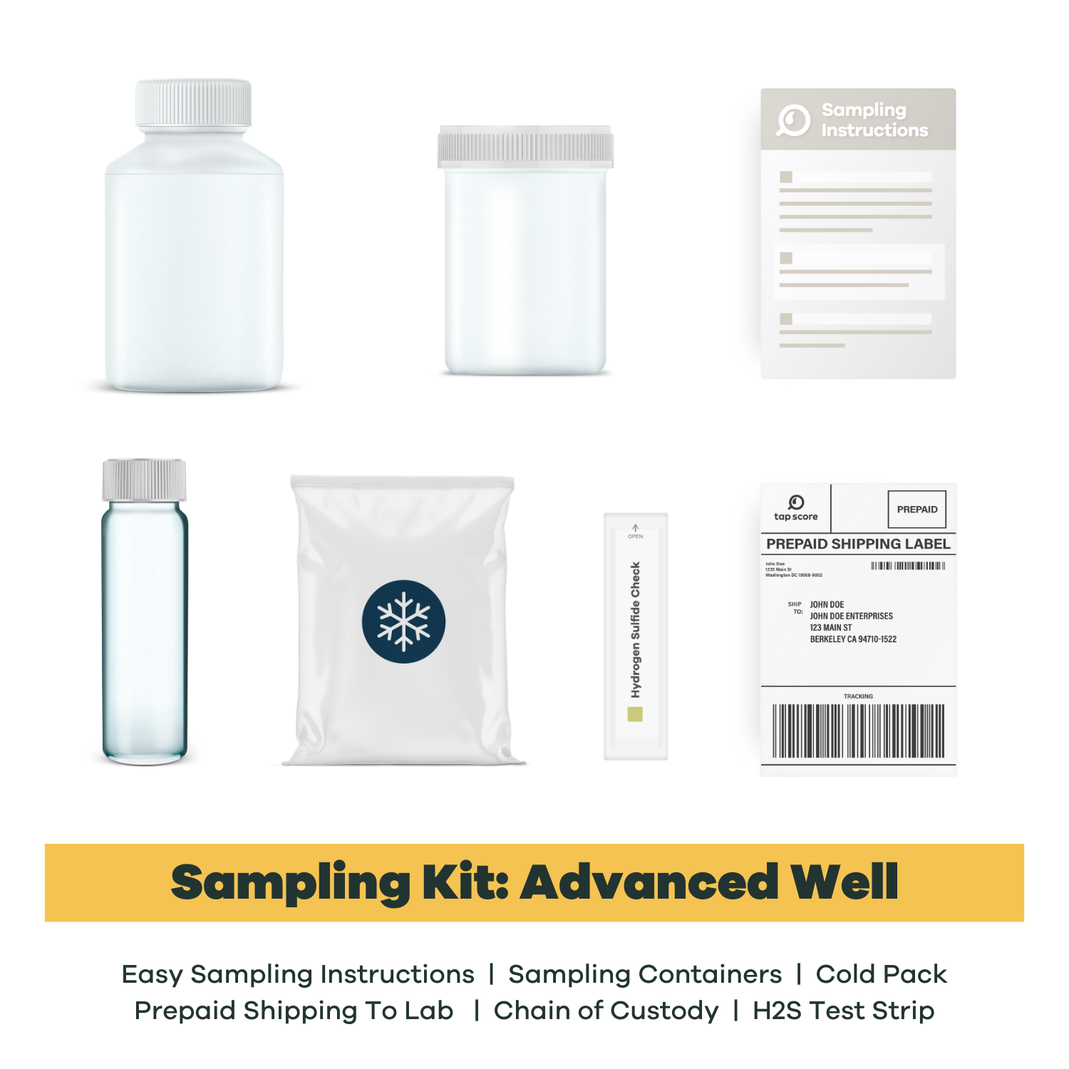 Advanced Well Water Test Kit | Accredited Laboratory – SimpleLab