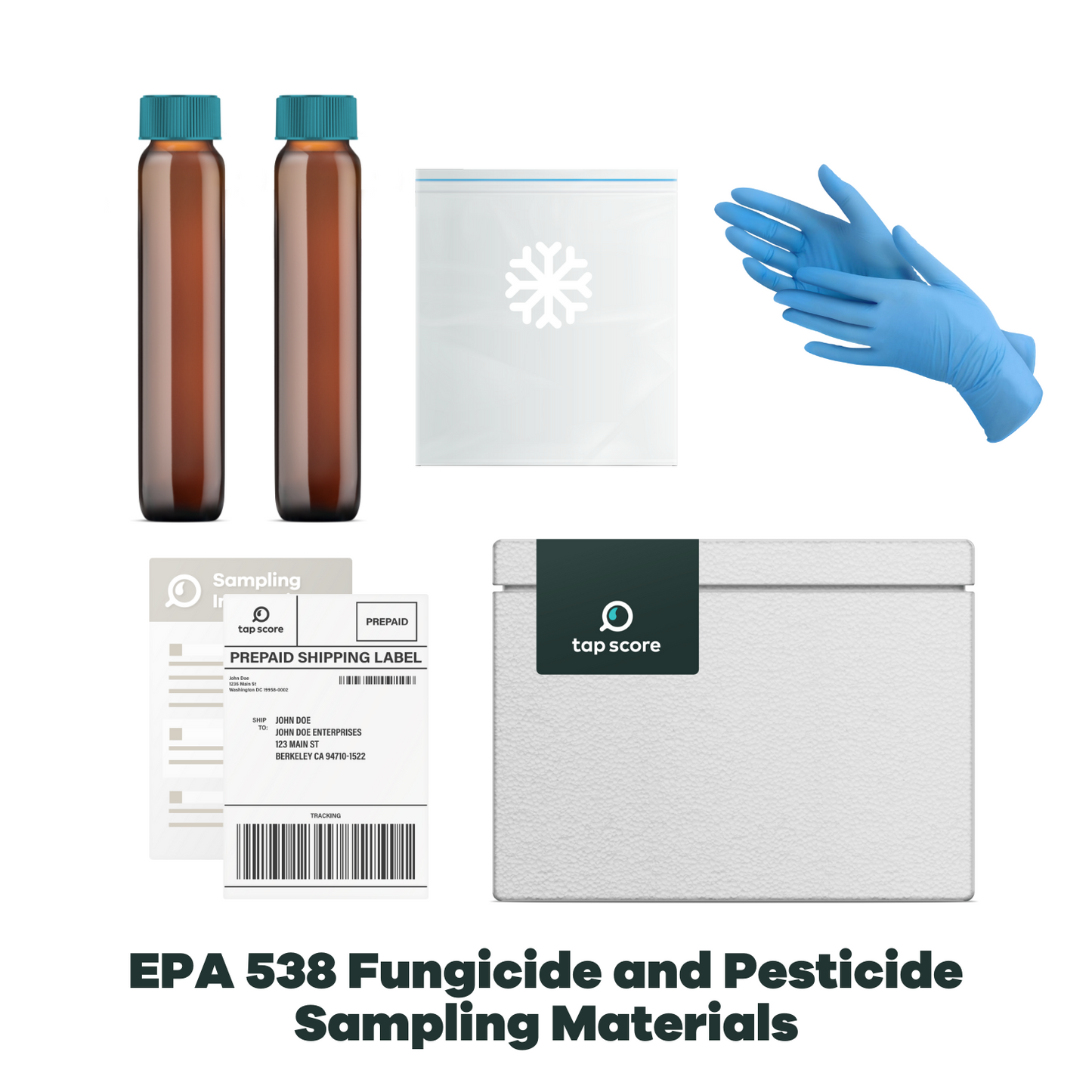 EPA 538 Fungicide and Pesticide Test Kit