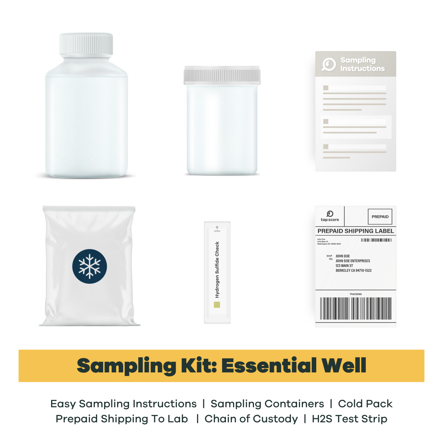 Essential Well Water Test Kit Tap Score