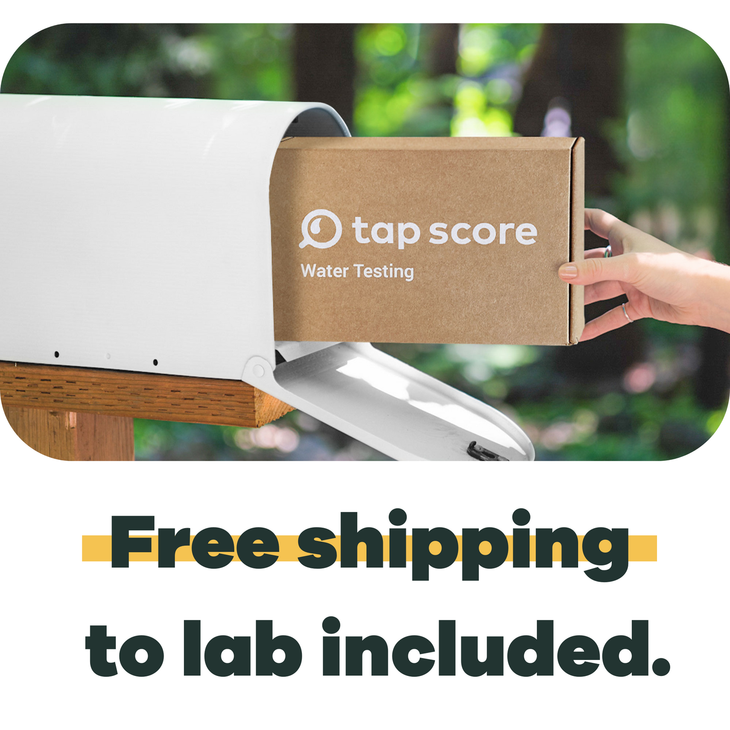 Free shipping both ways with Tap Score