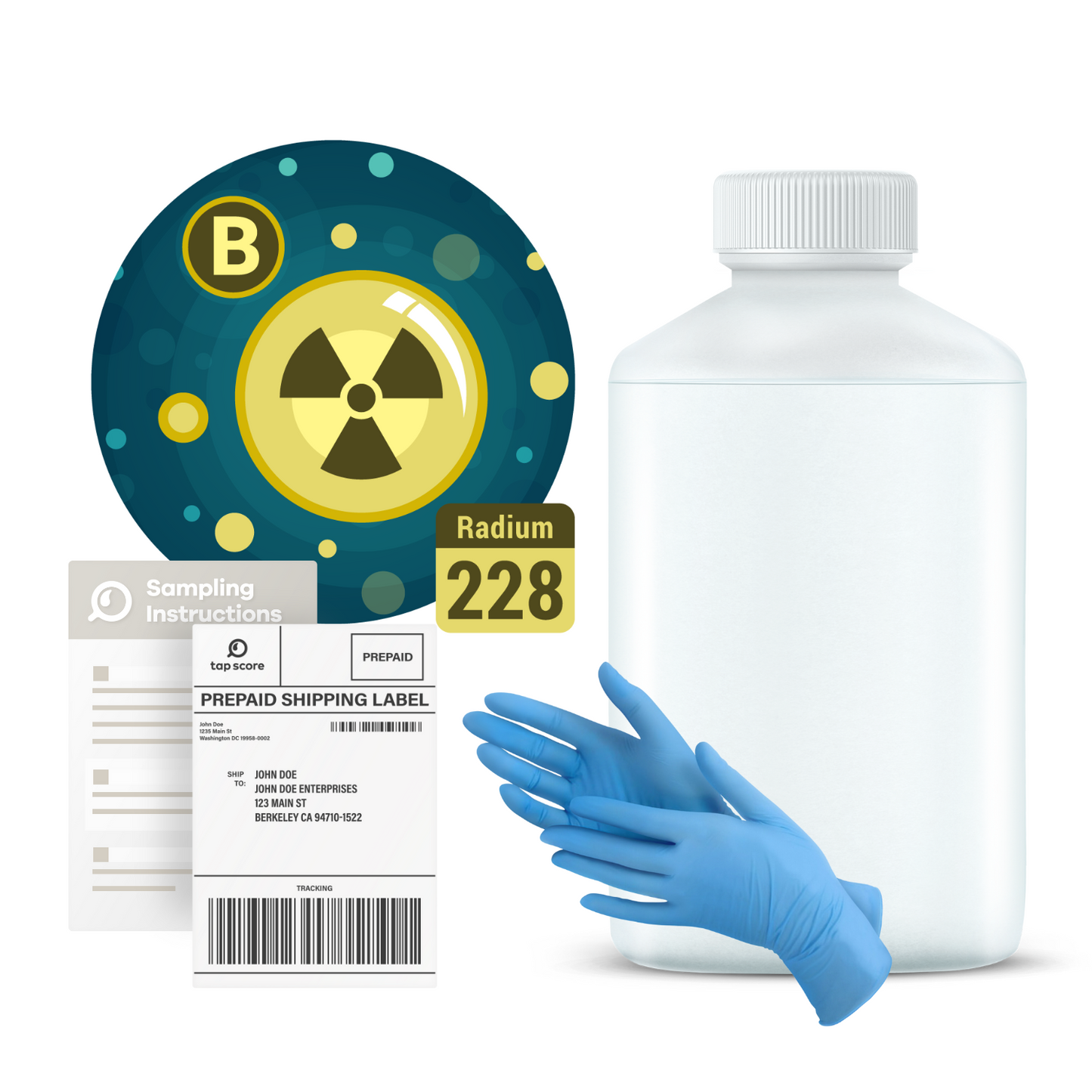 Radium-228 Laboratory Analysis Kit for Drinking Water