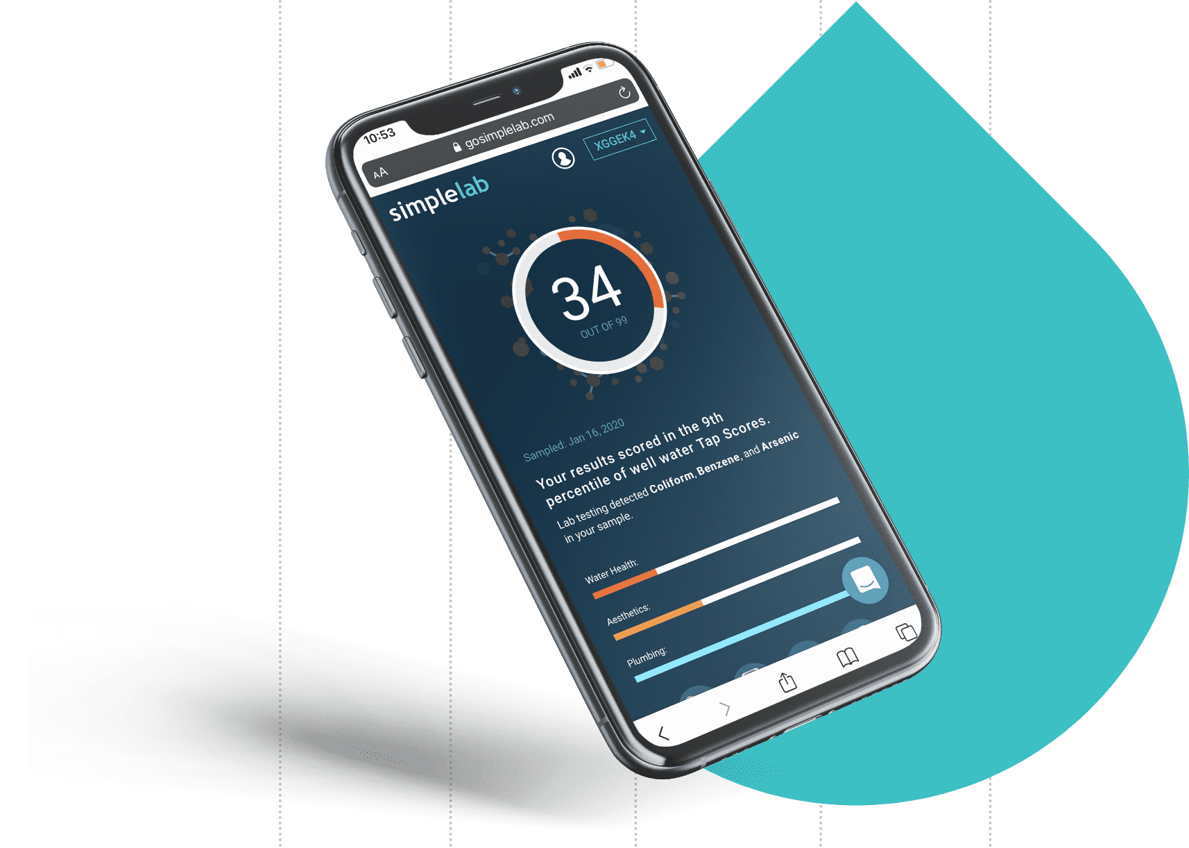 Tap Score Report SimpleLab Tap Score
