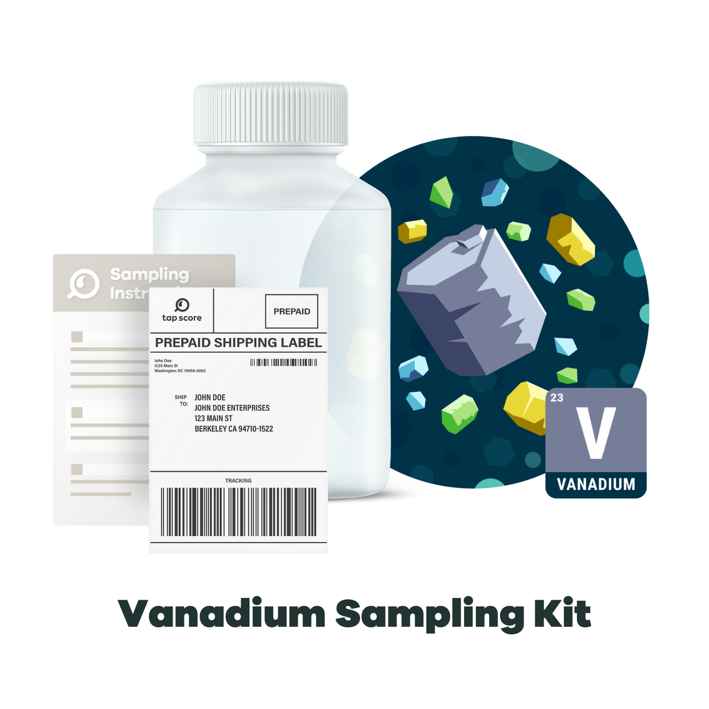 Vanadium in Drinking Water Test Kit