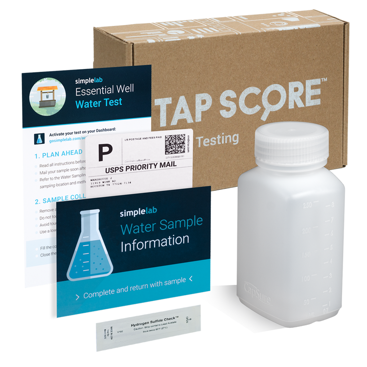 Essential Well Water Test SimpleLab Tap Score